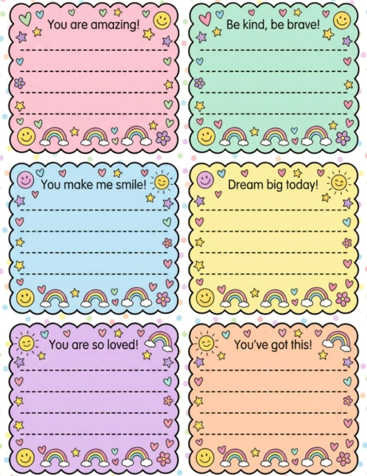Lunchbox Notes