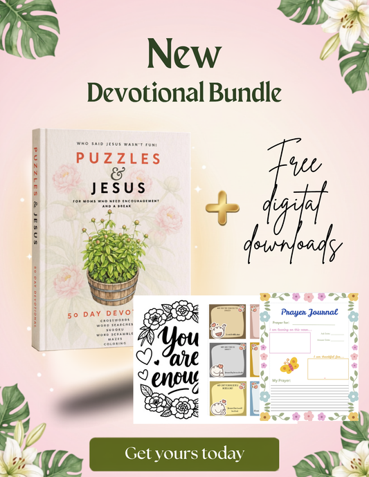 Puzzles & Jesus: 50 Day Devotional for Moms